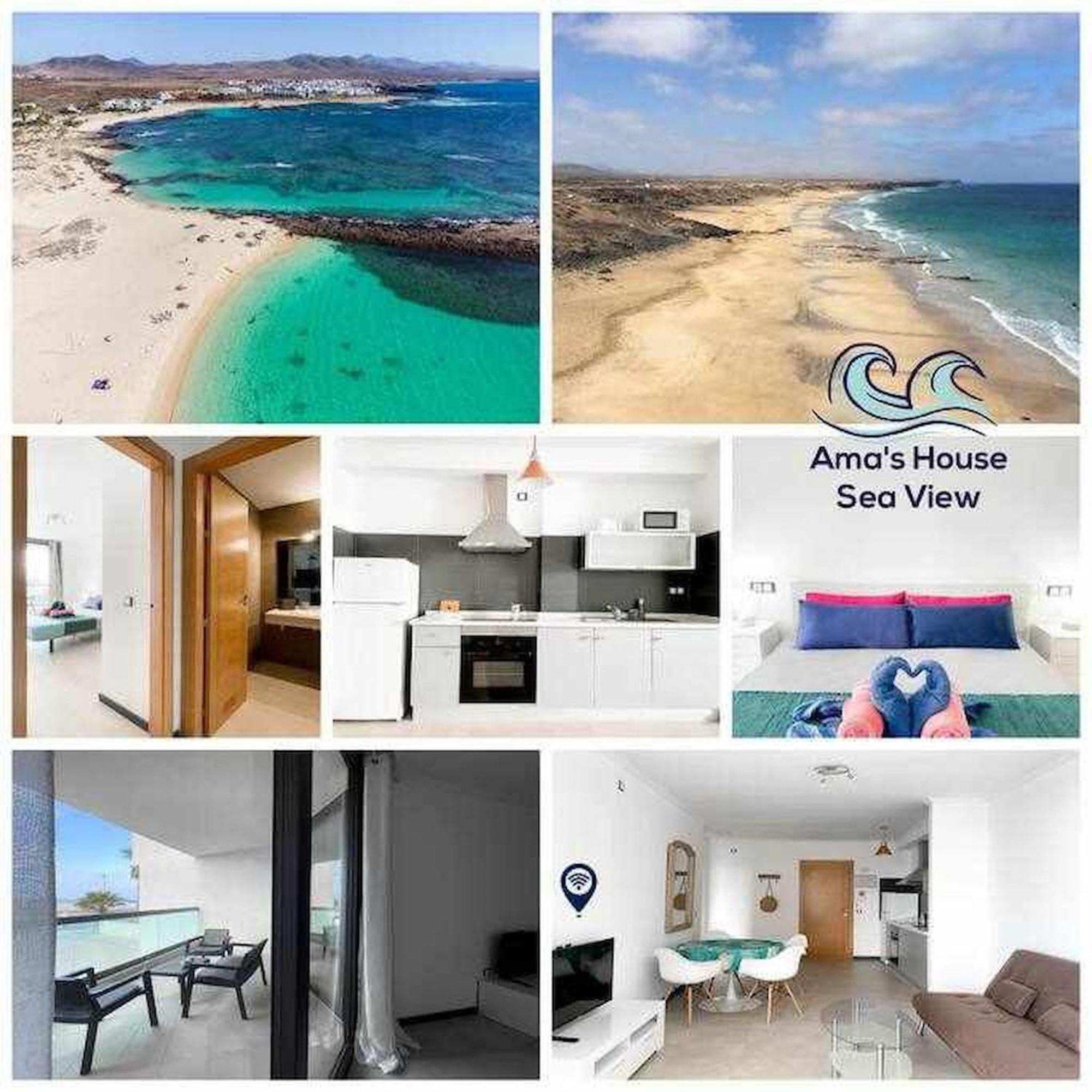 Amas House Sea View Wifi Free By Rentalfue El Cotillo  Екстер'єр фото
